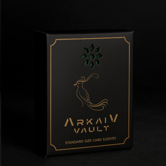 standard card sleeves boxed in elegant black ibong adarna design for mtg pomekon nba cards